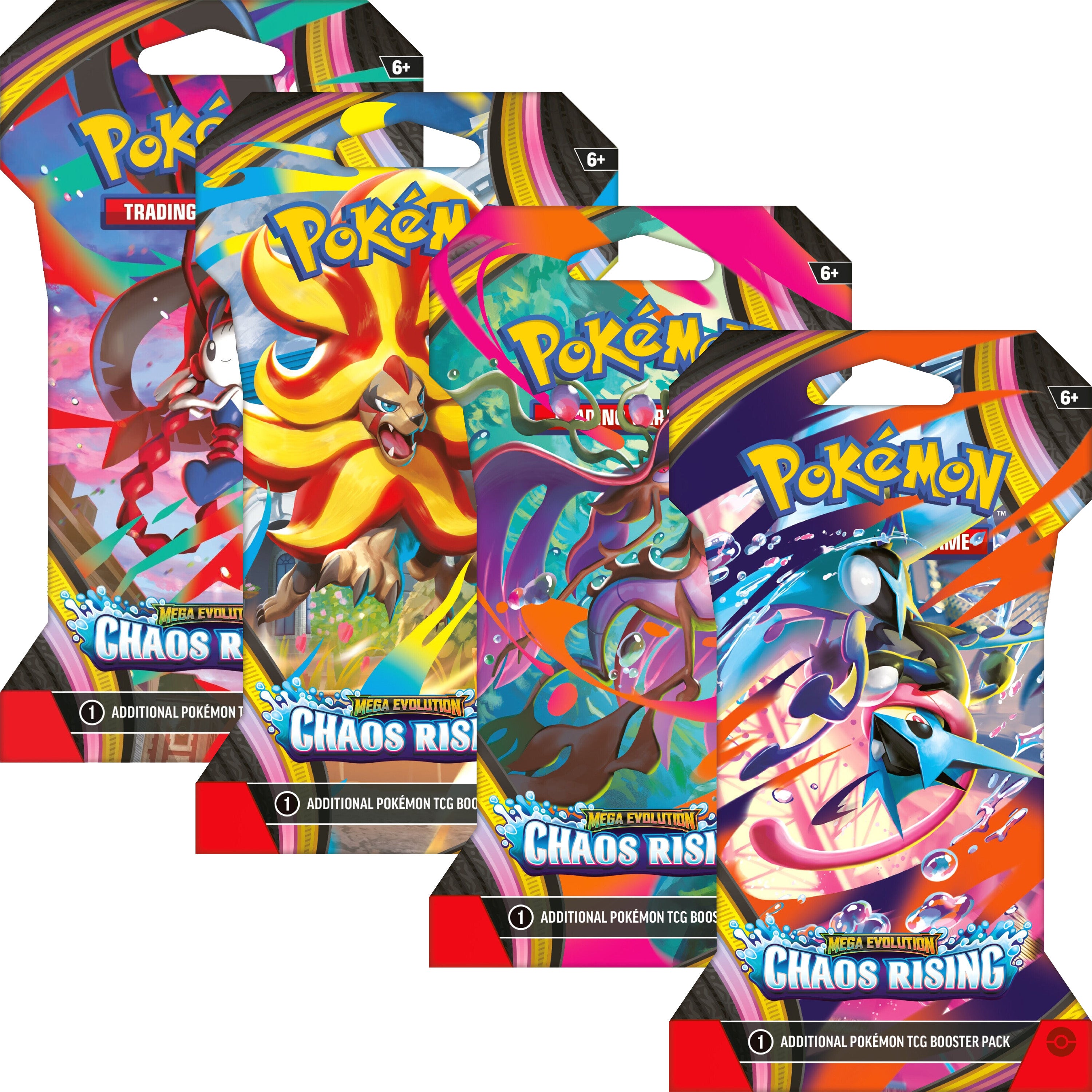Pokémon| Mega Evolutions: Chaos Rising - Sleeved Booster - VGMX