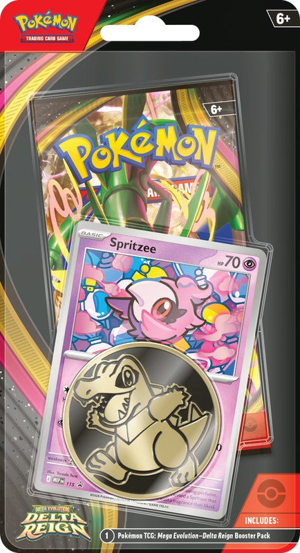Pokémon| Mega Evolution: Delta Reign - Checklane Blister Pack (Styles May Vary) (Limit 2 Per Customer)