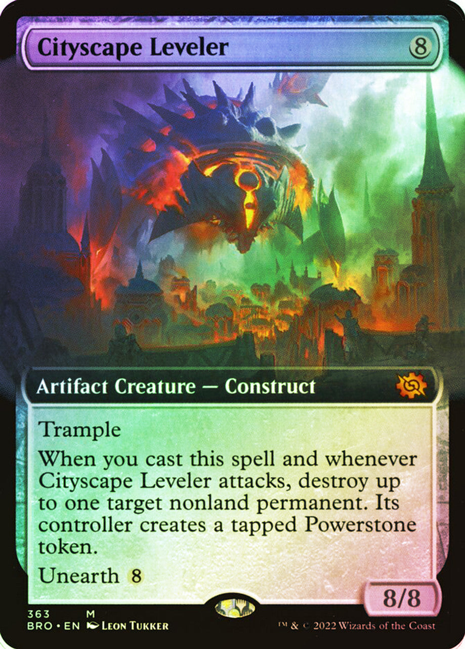 Cityscape Leveler (Extended Art) (Foil) - The Brothers' War