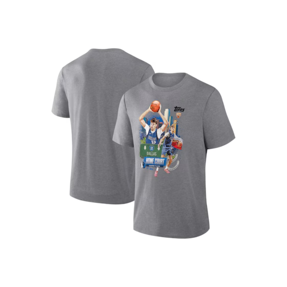 Cooper Flagg Dallas Mavericks Topps Home Court - Gray Tee - VGMX