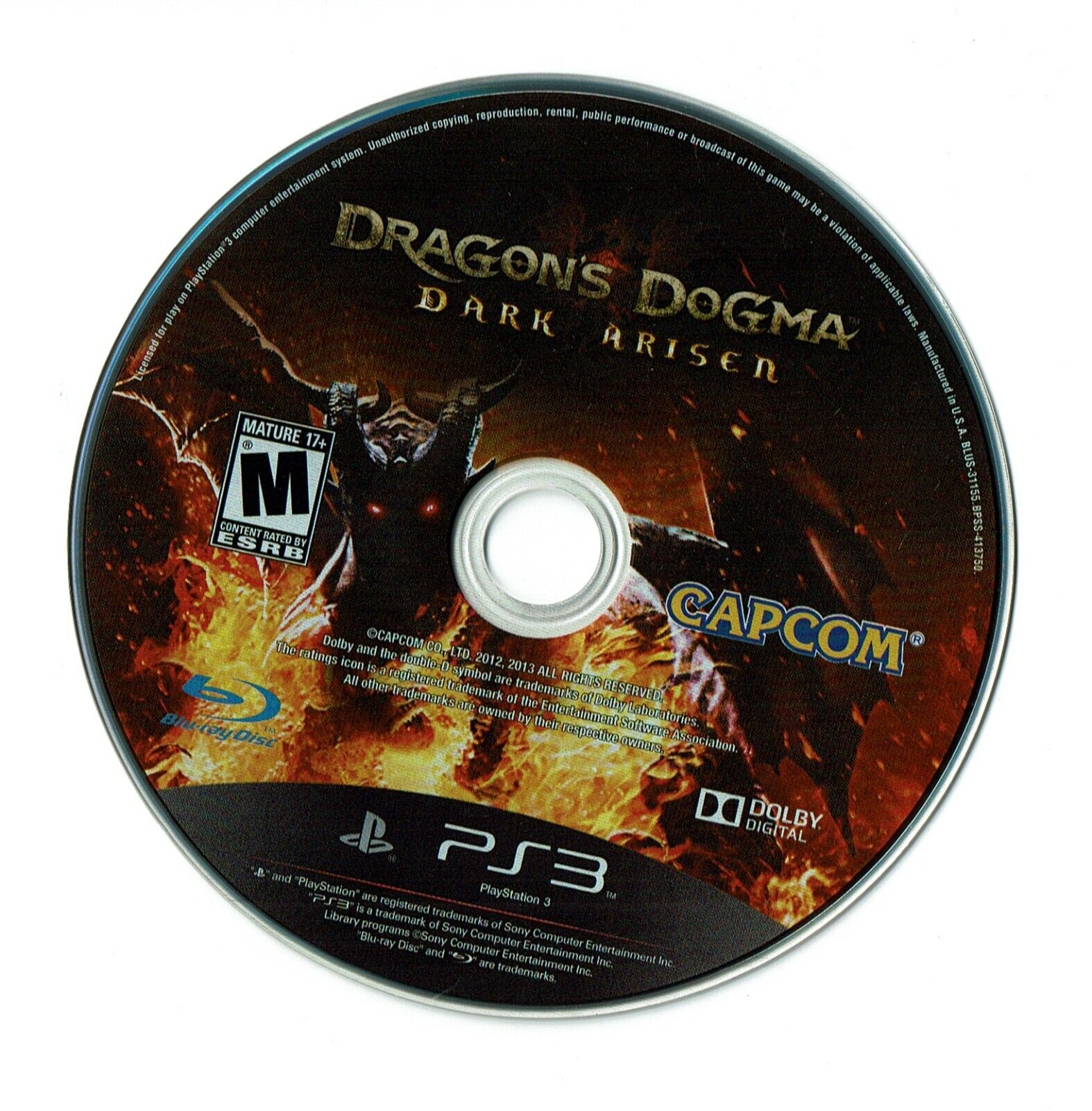 PS3 - Dragon's Dogma: Dark Arisen - Used