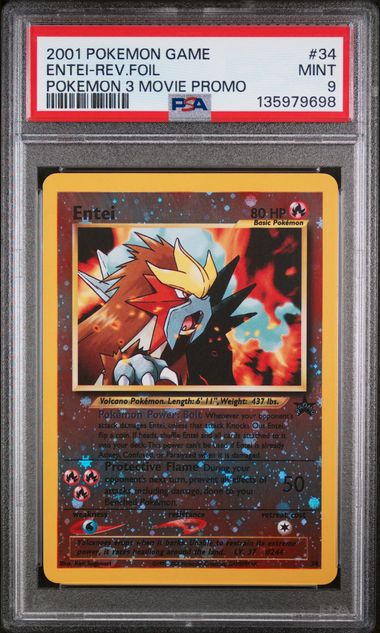 Pokémon: Entei - 34 - PSA 9