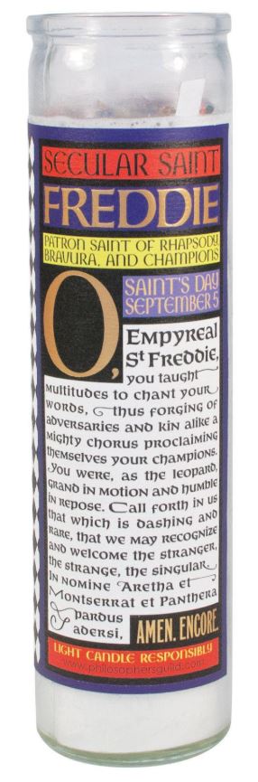 Freddie Mercury Secular Saint Candle - VGMX