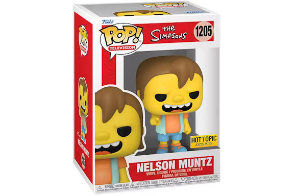Funko Pop! The Simpsons Nelson Muntz [Hot Topic Exclusive] #1205 - VGMX