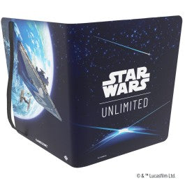 Gamegenic STAR WARS : UNLIMITED CASUAL ALBUM 18-POCKET - Card Back Blue