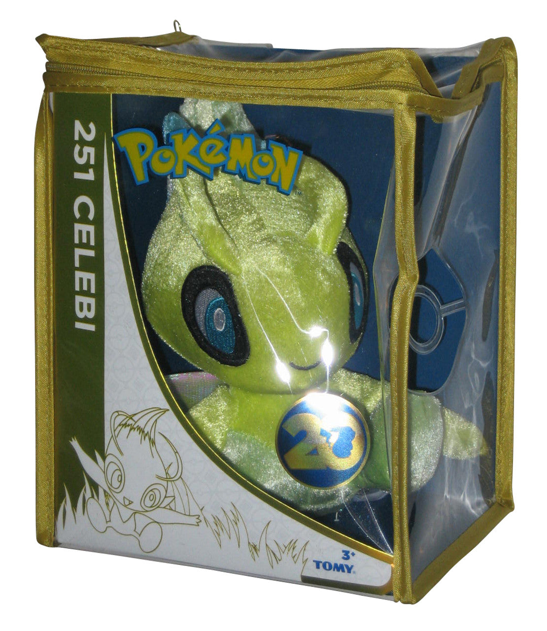 Pokemon 20th Anniversary Celebi Tomy Plush Toy