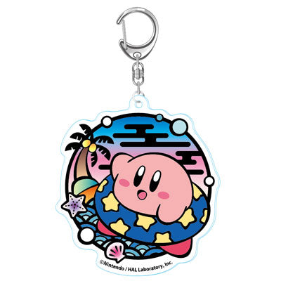 Kirby - Kirie Series Acrylic Keychain: Kirby B Float