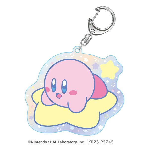 Kirby Aurora Acrylic Keychain E Kirby, Warp Star