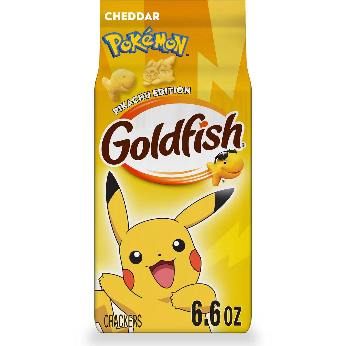 Goldfish Limited Edition Pikachu Cheddar Crackers - 6.6oz - VGMX