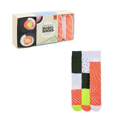Sushi Delight Crew Socks Gift Box - VGMX