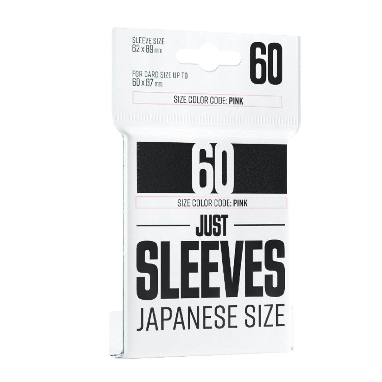 Game Genic Sleeves: Just Sleeves - Black Japanese Size (60)