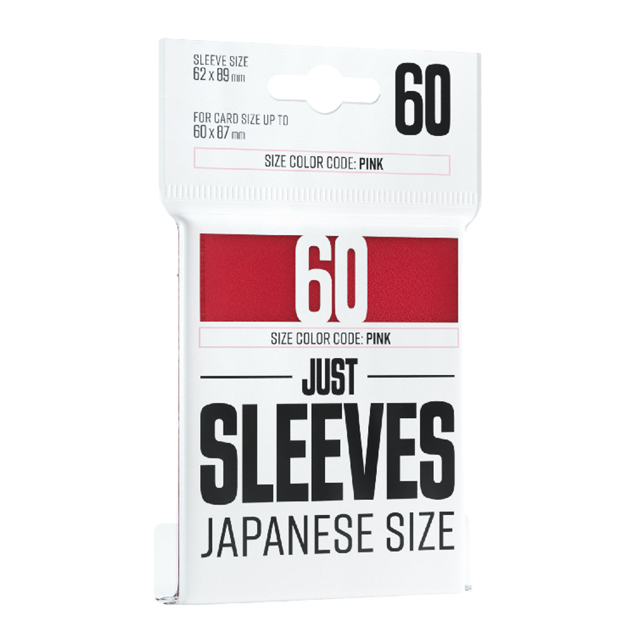 Game Genic Sleeves: Just Sleeves - Red Japanese Size (60)