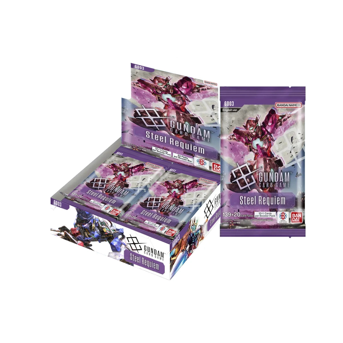 Gundam Card Game: Steel Requirement [GD03] - Booster Box | VGMX