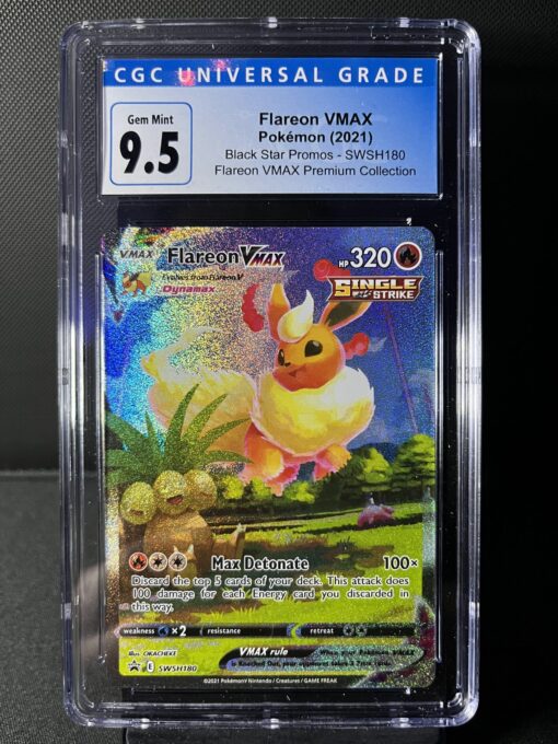 CGC 9.5 Flareon VMAX - SWSH180