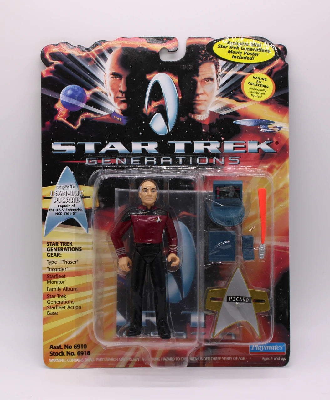 Star Trek: Generations| Jean-Luc Picard Action Figure