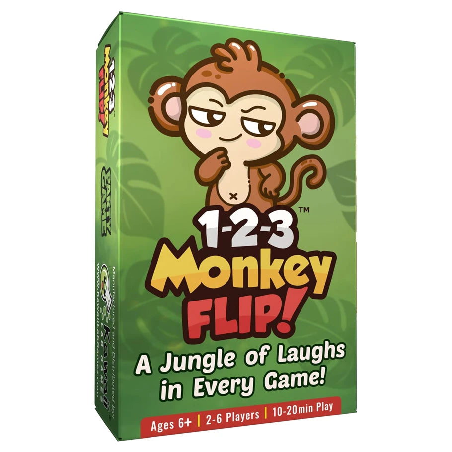 1-2-3 Monkey Flip! - Card Game - VGMX