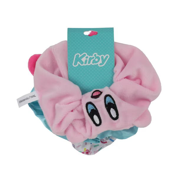 Bioworld Kirby Character Hair Scrunchie 3 Pack Set