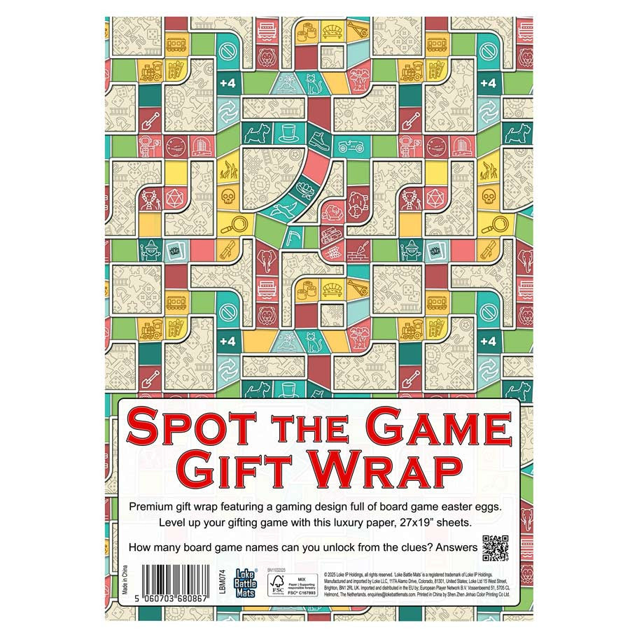 Spot the Game Gift Wrap - VGMX