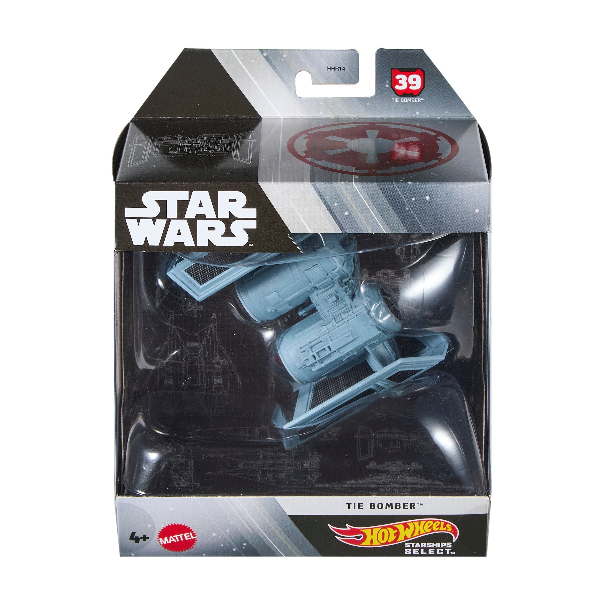 Hot Wheels Star Wars Starships Select TIE Bomber Diecast Vehicle - VGMX