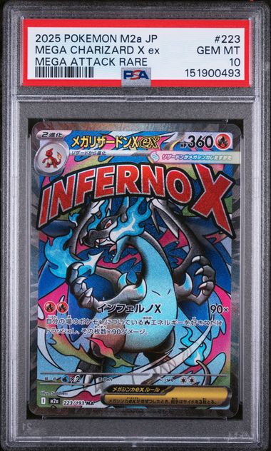 Pokémon: Mega Charizard X ex - 223/193 - PSA 10 - VGMX