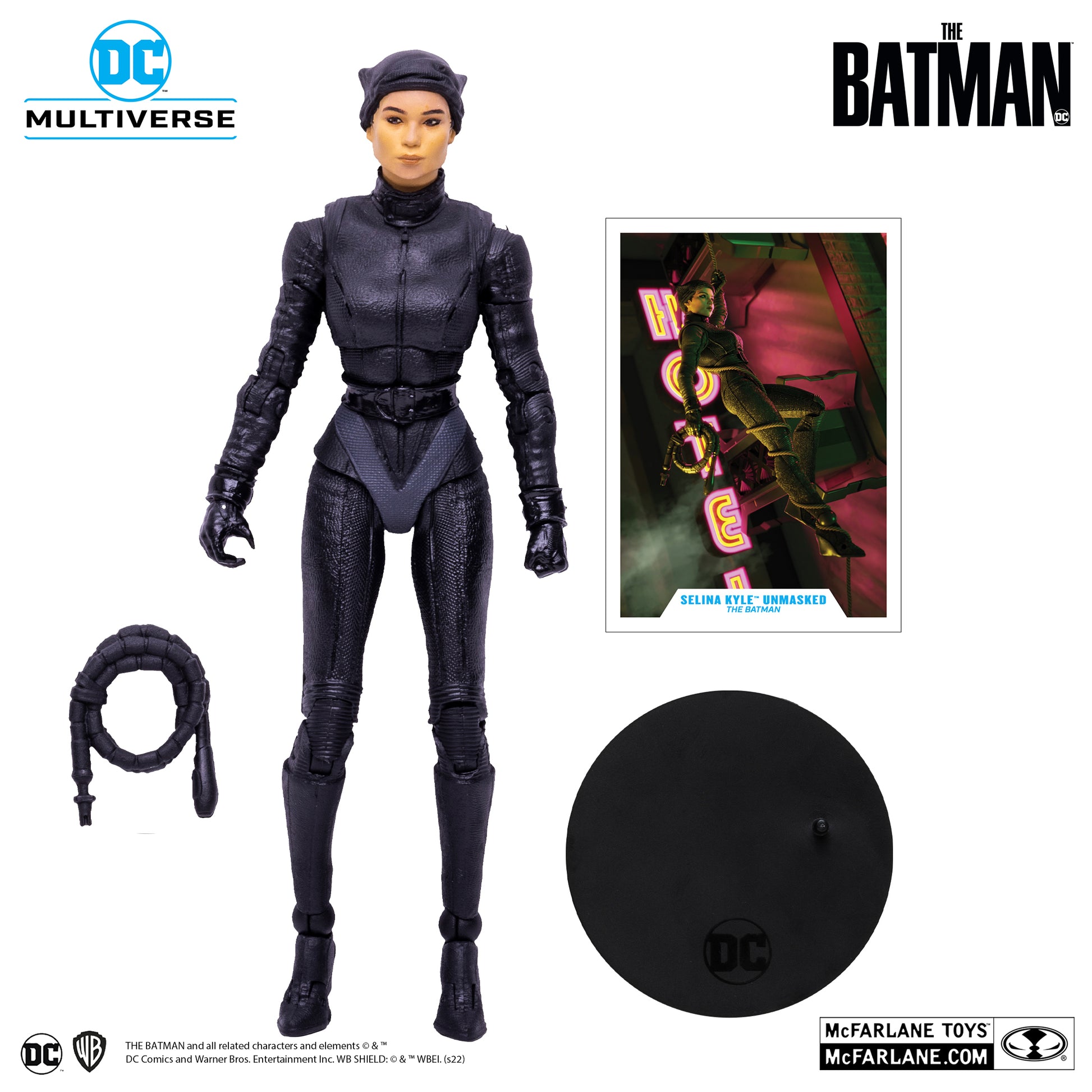 McFarlane Toys DC The Batman: Selina Kyle Catwoman Unmasked Figure - VGMX