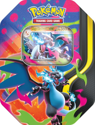 Pokémon TCG: Mega Charizard Tin -Limit One Per Customer