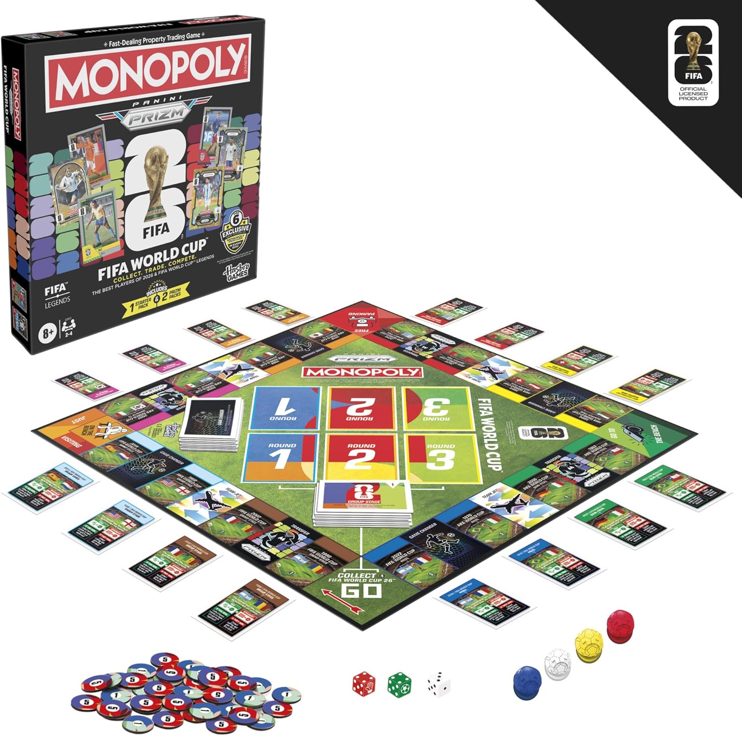 Monopoly Panini Prizm: FIFA World Cup Core - VGMX