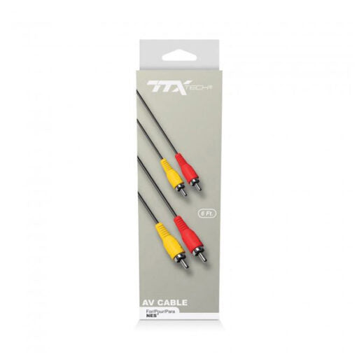 Nes AV Audio Video Cable (Red & Yellow Prong) [TTX Tech]