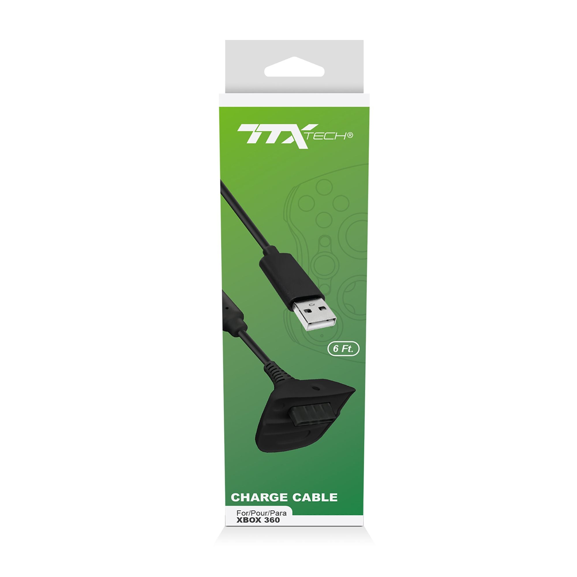 Controller Charge Cable for Xbox 360 - VGMX