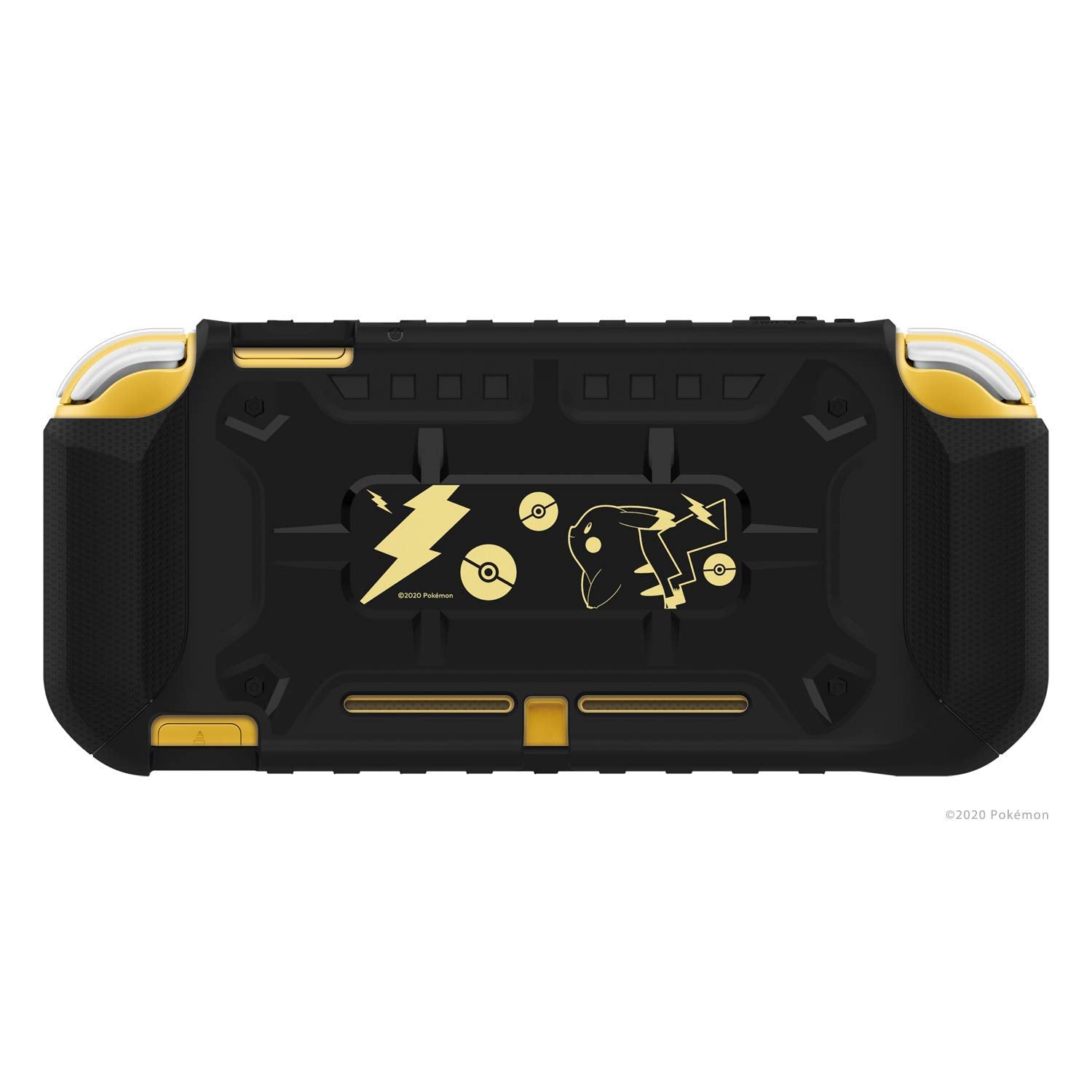 Nintendo Switch Lite Hori Pokemon Pikachu Hybrid System Armor (Black and Gold)