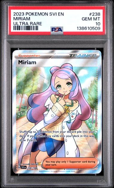 Pokémon: Miriam - 238/198 - PSA 10 - VGMX