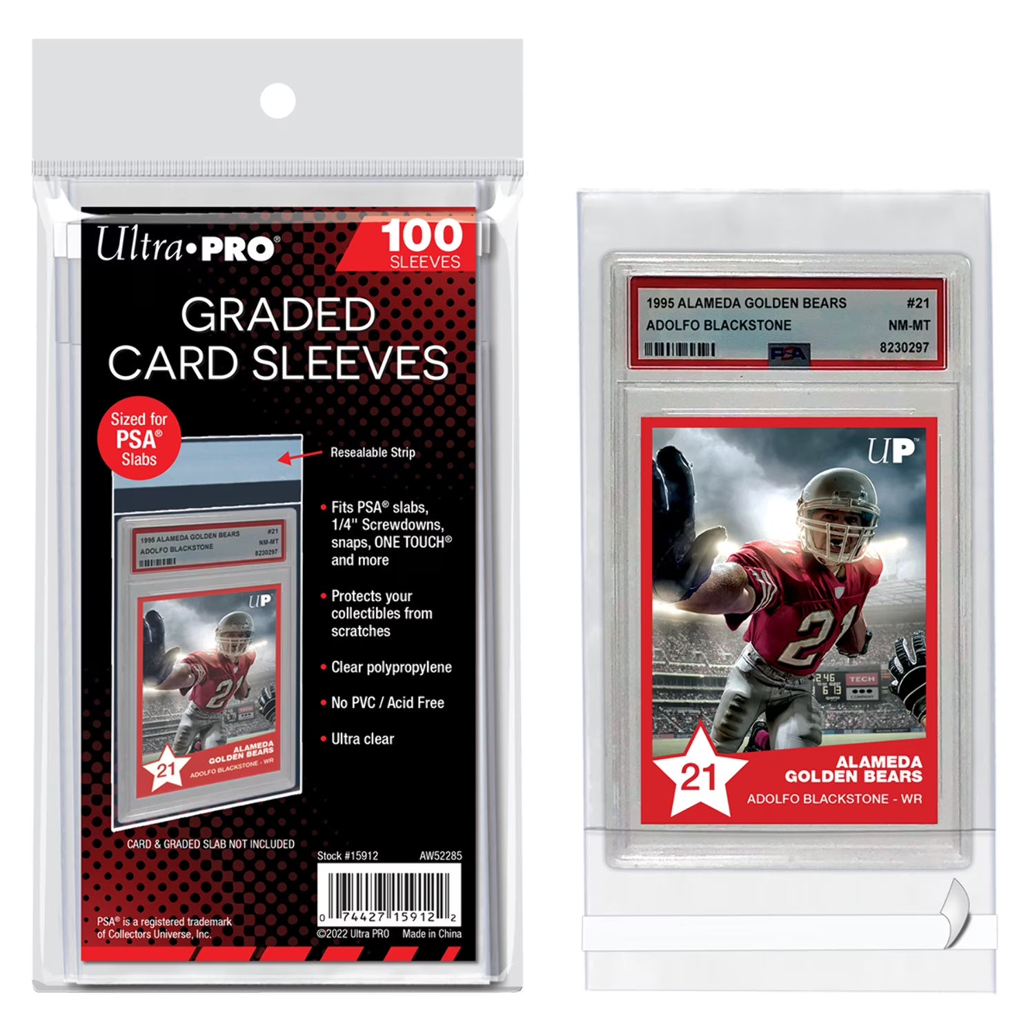 PSA Graded Card Sleeves (100ct) - VGMX