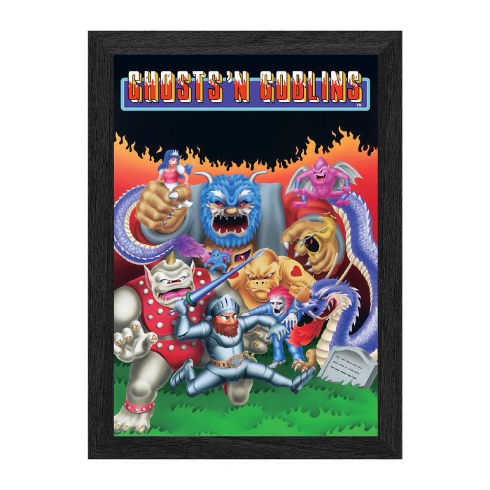 Ghost N' Goblins Framed Lenticular Poster 10"x 12"