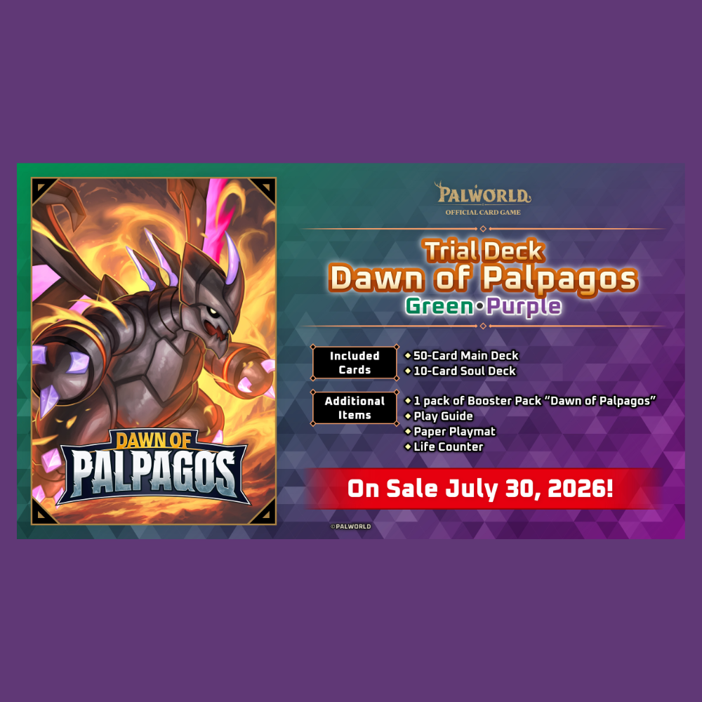 Palworld TCG| Dawn of Palpagos: Trial Deck: Green & Purple - VGMX