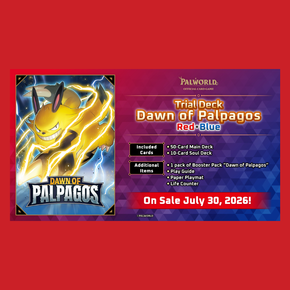 Palworld TCG| Dawn of Palpagos: Trial Deck: Red & Blue - VGMX