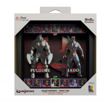 Pixel Frames: Killer Instinct - Fight On! Shadow Box