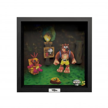 Pixel Frames: Banjo & Kazooie Mumbo's Mountain Shadow Box