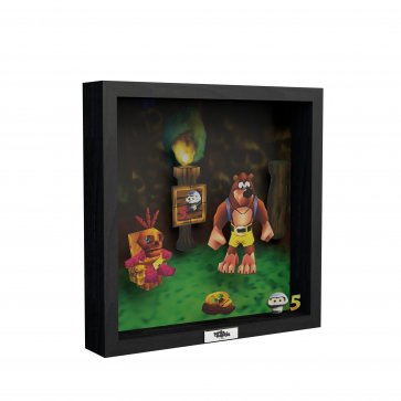 Pixel Frames: Banjo & Kazooie Mumbo's Mountain Shadow Box