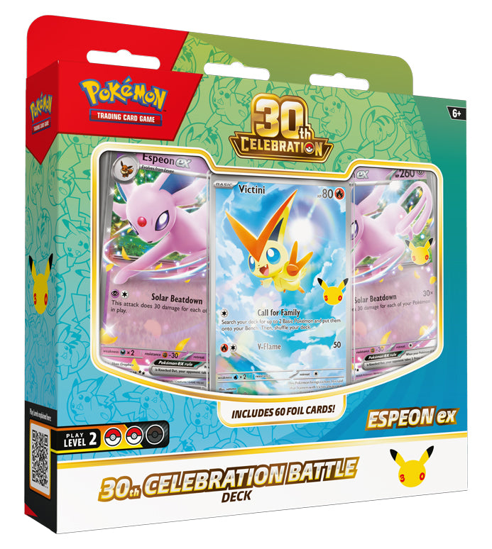 Pokémon: 30th Celebration- Battle Deck | Espeon ex or Umbreon ex (Limit 2 Per Customer)