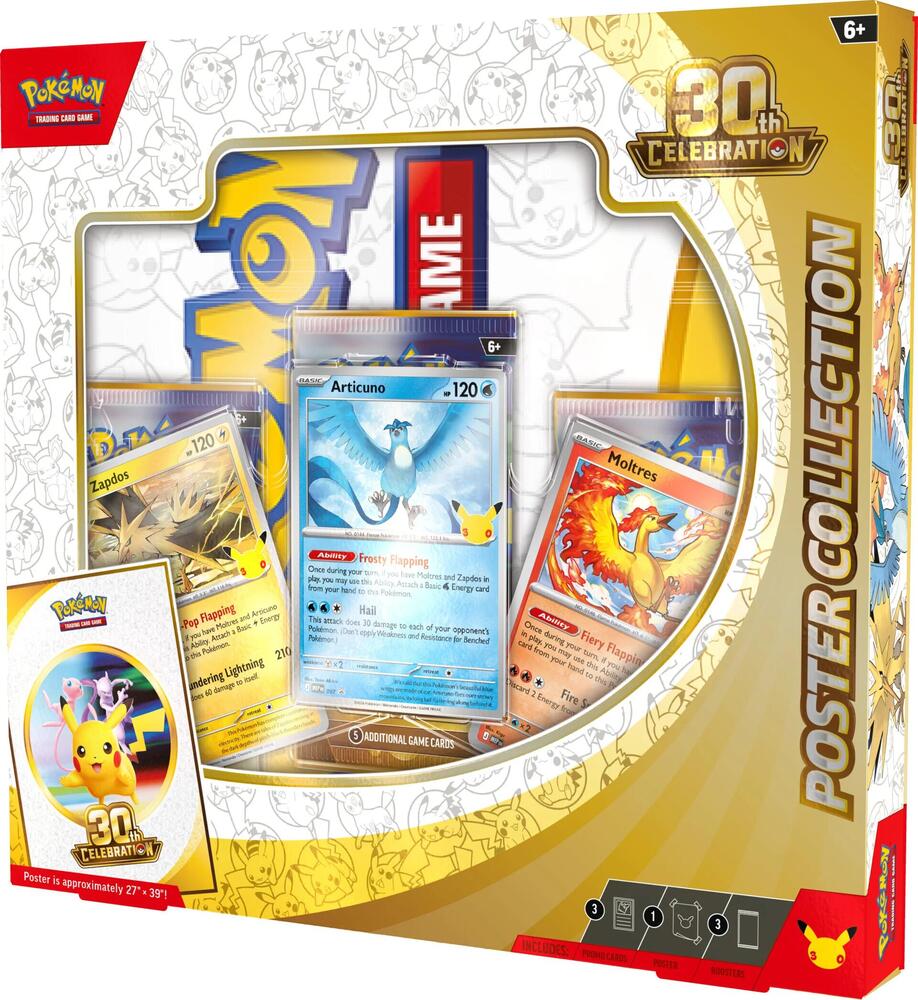 Pokémon: 30th Celebration- Poster Collection (Limit 2 Per Customer) - VGMX