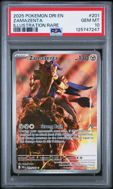 Pokemon: Zamazenta - 201/182 - PSA 10 - VGMX