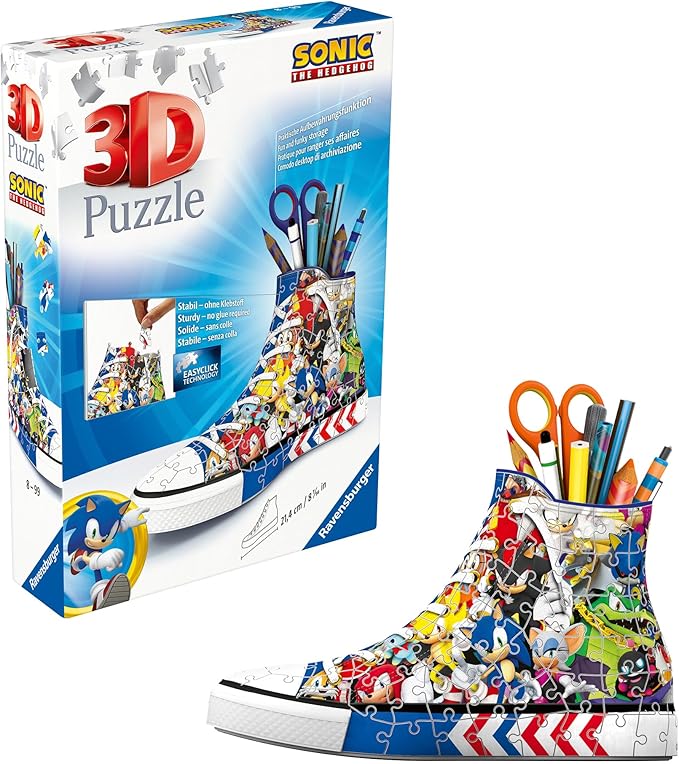 Ravensburger Sonic the Hedgehog: Sneaker 108 Piece 3D Puzzle