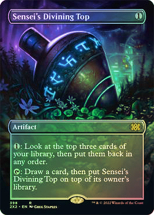 Sensei's Divining Top (Borderless)(Foil) - Double Masters 2022