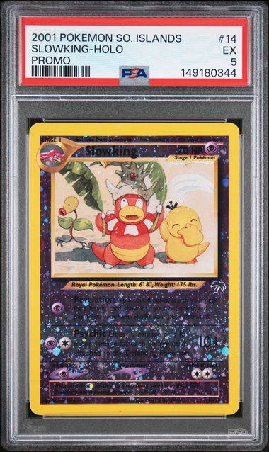 Pokémon: Slowking - 14/18 - Southern Island - PSA 5 - VGMX