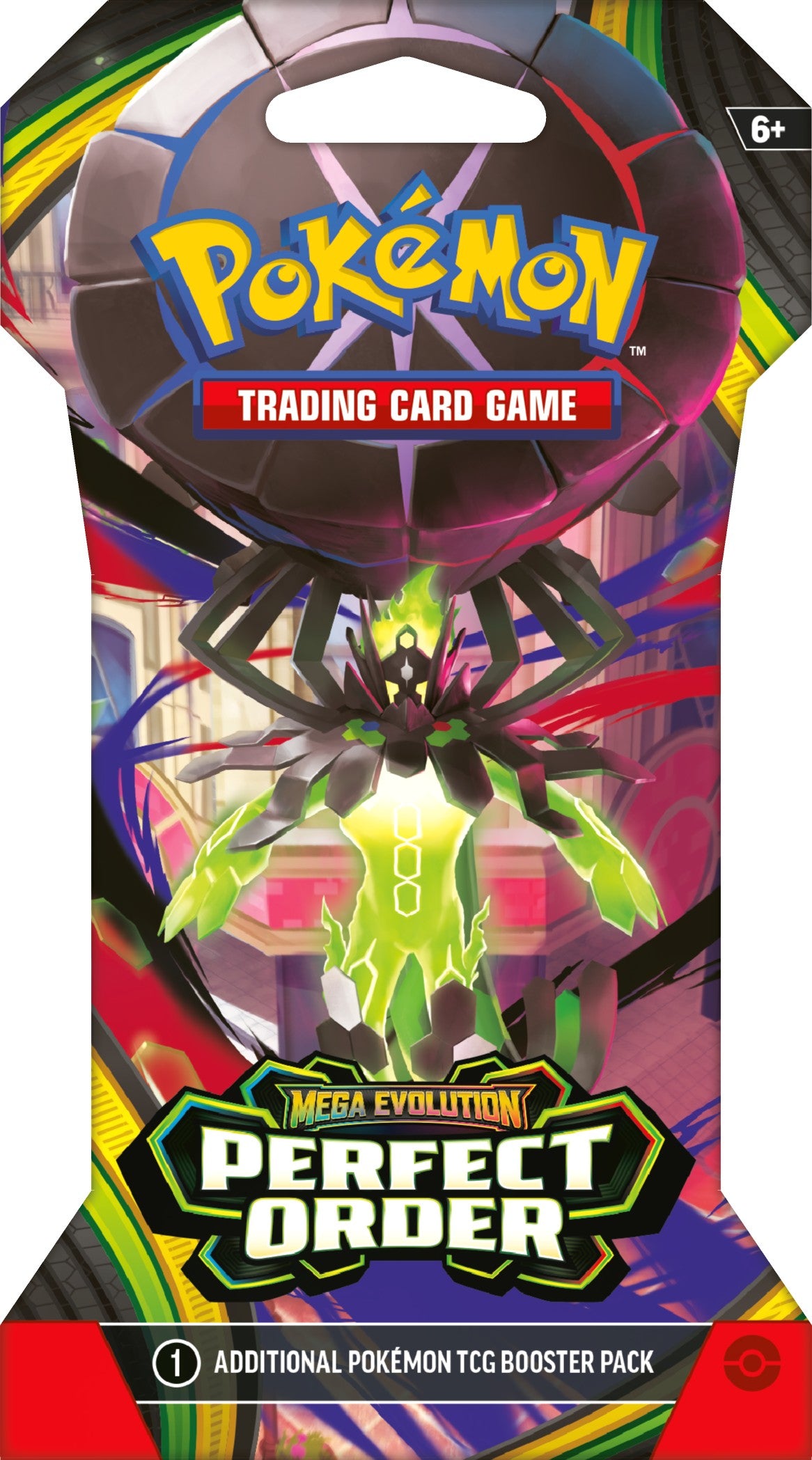Pokémon| Mega Evolution: Perfect Order - Sleeved Booster (Styles May Vary)