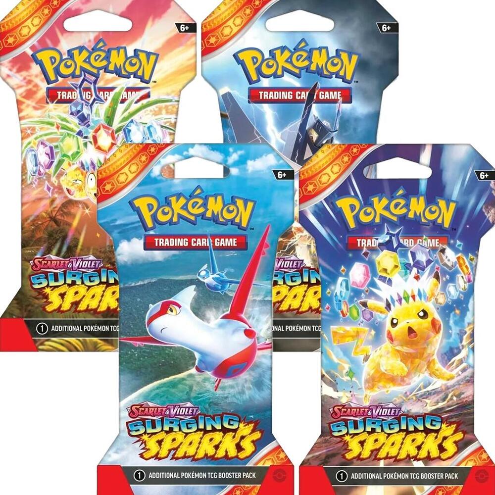 Pokémon Surging Sparks Sleeved Booster (Various Art)