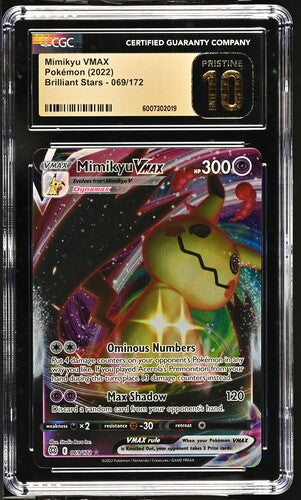 CGC Pristine 10 Mimikyu VMAX - SWSH Brilliant Stars