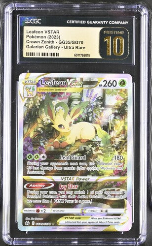 CGC Pristine 10 Leafeon VSTAR - Crown Zenith Galarian Gallery