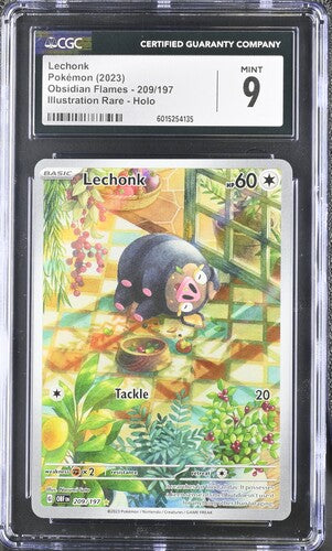 CGC 9 Lechonk #209 - Obsidian Flames