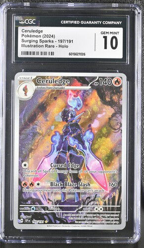 CGC 10 Ceruledge 197/191 - Surging Sparks